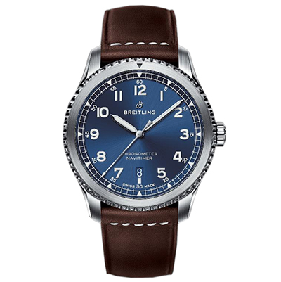 [스페셜오더]BREITLING-브라이틀링 내비타이머 1 스틸 블랙 남성 이미테이션시계 38mm