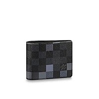 [스페셜오더]LOUIS VUITTON-N60180 루이비통 다미에 그라파이트 블루 픽셀 슬렌더 월릿