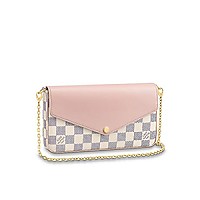 [스페셜오더]LOUIS VUITTON-M64579 루이비통 블랙/핫핑크 모서리 에삐 포쉐트 펠리시