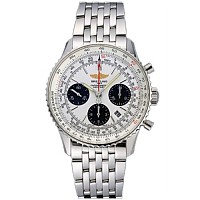[스페셜오더]BREITLING-브라이틀링 내비타이머 크로노그래프 GMT 스틸 블랙 46mm