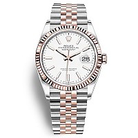 [스페셜오더]ROLEX-롤렉스 데이트저스트 데이트 다이아몬드 옐로우 골드 스틸 블랙 콤비시계 41mm