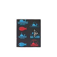 PRADA-2MO004 프라다 블랙 사피아노 가죽 반지갑
