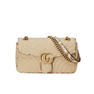 [스페셜오더]GUCCI 443497-4881 구찌 언스킬드 워커 GG 마몽 스몰 숄더백