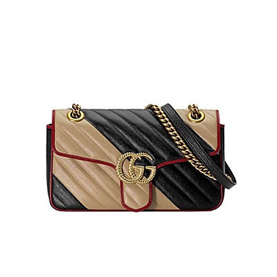[스페셜오더]GUCCI 443497-4881 구찌 언스킬드 워커 GG 마몽 스몰 숄더백