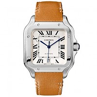 [스페셜오더]Cartier-W20073X8 까르띠에 산토스100 스틸 라지모델 가죽스트랩 워치