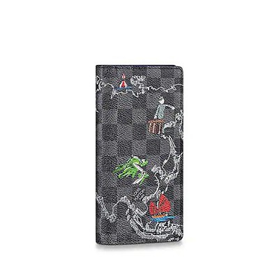 [스페셜오더]LOUIS VUITTON-M30285 루이비통 블랙 타이가 브라짜 월릿 남성 장지갑