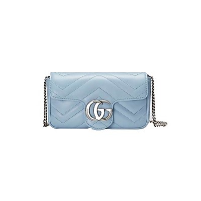 [스페셜오더]GUCCI-476433 9022 구찌 GG 마몽 화이트 수퍼 미니백
