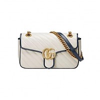 [스페셜오더]GUCCI-443497 1000 구찌 블랙 GG 마몽 스몰 마틀라세 숄더백