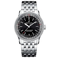 [스페셜오더]BREITLING-브라이틀링 내비타이머 크로노그래프 GMT 스틸 블랙 46mm