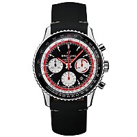 [스페셜오더]BREITLING-브라이틀링 내비타이머 크로노그래프 GMT 스틸 블랙 46mm