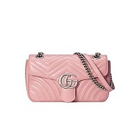 [스페셜오더]GUCCI-443497 1000 구찌 블랙 GG 마몽 스몰 마틀라세 숄더백