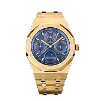 [스페셜오더]Audemars Piguet-오데마피게 로얄 오크 듀얼타임 파워리저브 스틸 블루 41mm