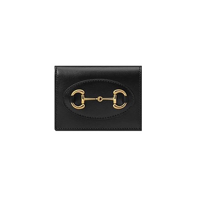 GUCCI-621887 9756 구찌 베이지/레드 구찌 홀스빗 1955 카드 케이스 지갑