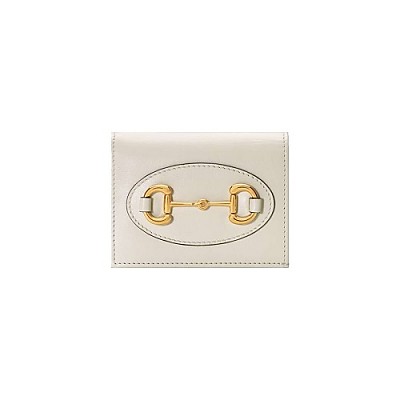 GUCCI-621887 9756 구찌 베이지/레드 구찌 홀스빗 1955 카드 케이스 지갑
