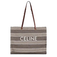 [스페셜오더]CELINE-192172 셀린느 카키 텍스타일 스퀘어 카바스 백