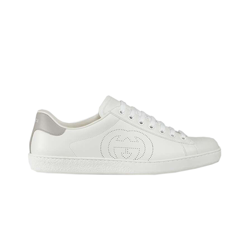 GUCCI-599147 9094 구찌 에이스 화이트 인터로킹 G 디테일 스니커즈 남여공용