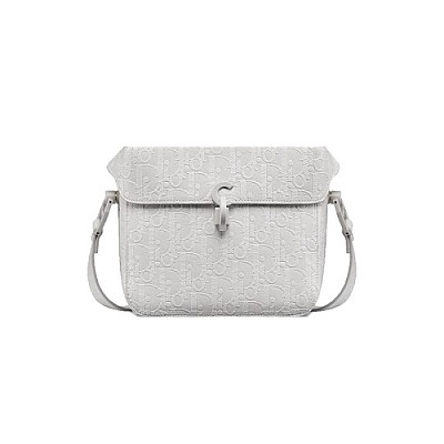 [스페셜오더]DIOR-1BXPO150 디올 화이트 Oblique 오블리크 모티브 BOXY 메신저 백