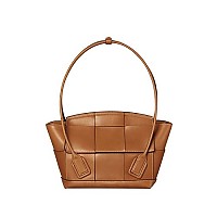 [스페셜오더]BOTTEGA VENETA-575943 보테가 베네타 비안코 인트레치아토 패턴 스몰 아르코 33 탑 핸들백