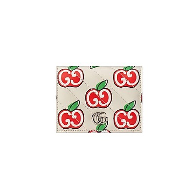 [스페셜오더]GUCCI-603221 8646 구찌 차이니스 발렌타이 데이 [패들락] GG 애플 프린트 스몰 밤부 숄더백