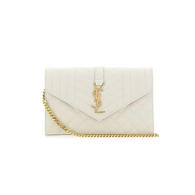 [스페셜오더]SAINT LAURENT-620280 생 로랑 화이트 믹스 마틀라쎄 모노그램 체인 지갑