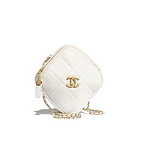 [스페셜오더]CHANEL-AS2201 샤넬 그린 골드메탈 스몰 다이아몬드 백