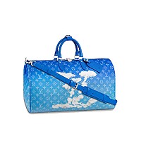 LOUIS VUITTON-N40739 루이비통 다미에 데님 키폴 반둘리에 50