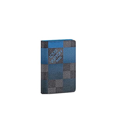 LOUIS VUITTON-N00143 루이비통 블루/그린 다미에 헤리티지 포켓 오거나이저