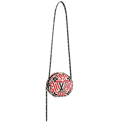 [스페셜오더]LOUIS VUITTON-M69488 루이비통 크림 카멜 LV 크래프티 더블 집 포쉐트