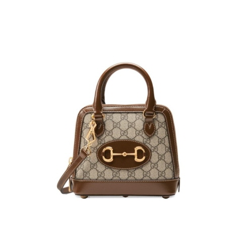 [스페셜오더]GUCCI-640716 8563 구찌 브라운 홀스빗 GG 수프림 1955 미니 탑 핸들백