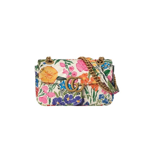 [스페셜오더]GUCCI-446744 9251 구찌 GG 마몽 켄 스캇 프린트 미니 숄더백
