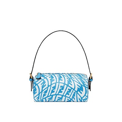 [스페셜오더]FENDI-8BS050 펜디 블루 글레이즈드 캔버스 버티고 미니 백