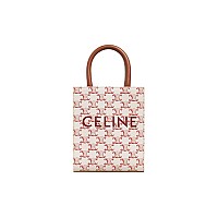 [퍼팩트버젼]CELINE-193302 셀린느 내추럴 SULKY 마차 프린트 미니 버티컬 카바스 백