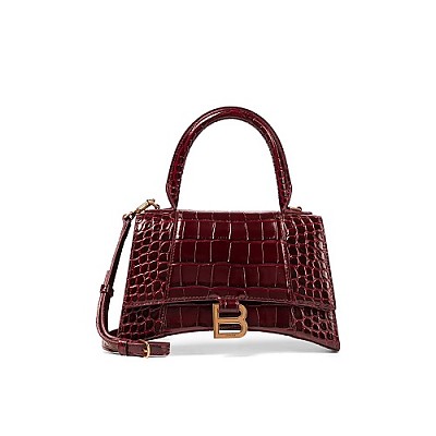 [스페셜오더]BALENCIAGA-593546 발렌시아가 레드 아워글래스 스몰 탑 핸들백