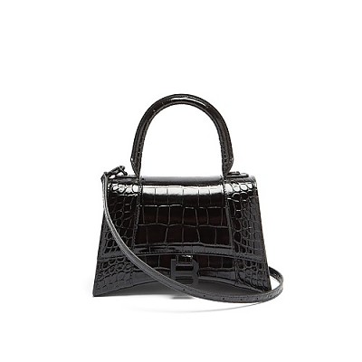 [스페셜오더]BALENCIAGA-593546 발렌시아가 레드 아워글래스 스몰 탑 핸들백