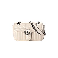 [스페셜오더]Gucci-‎446744 구찌 블랙 GG 마몽 미니 숄더백 22cm