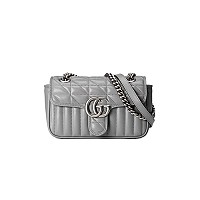 [스페셜오더]Gucci-‎446744 구찌 블랙 GG 마몽 미니 숄더백 22cm