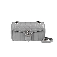 [스페셜오더]GUCCI-443497 1000 구찌 블랙 GG 마몽 스몰 마틀라세 숄더백