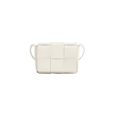 [스페셜오더]BOTTEGA VENETA-666688 보테가 베네타 그린 양가죽 미니 카세트 백