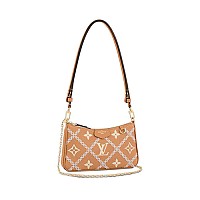LV-M80349 루이비통 블랙 모노그램 앙프렝뜨 이지 파우치 온 스트랩 19cm