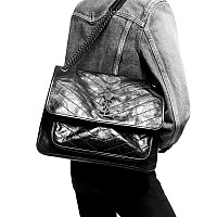 [스페셜오더]YSL-577999 생 로랑 블랙 빈티지 NIKI 쇼핑백