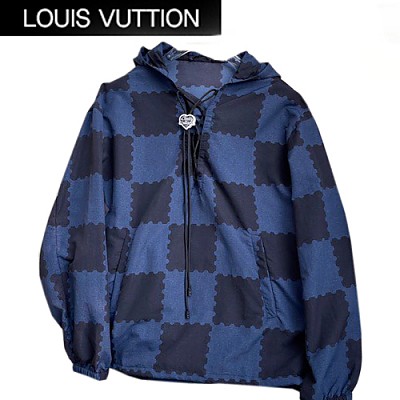 LOUIS VUITT**-032015 루이비통 레드 다미에 바람막이 재킷 남성용