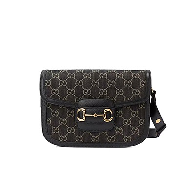 [스페셜오더]GUCCI-602204 1000 구찌 블랙 1955 Horsebit 홀스빗 핸드백