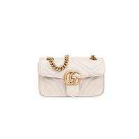 [스페셜오더]Gucci-‎446744 구찌 블랙 GG 마몽 미니 숄더백 22cm