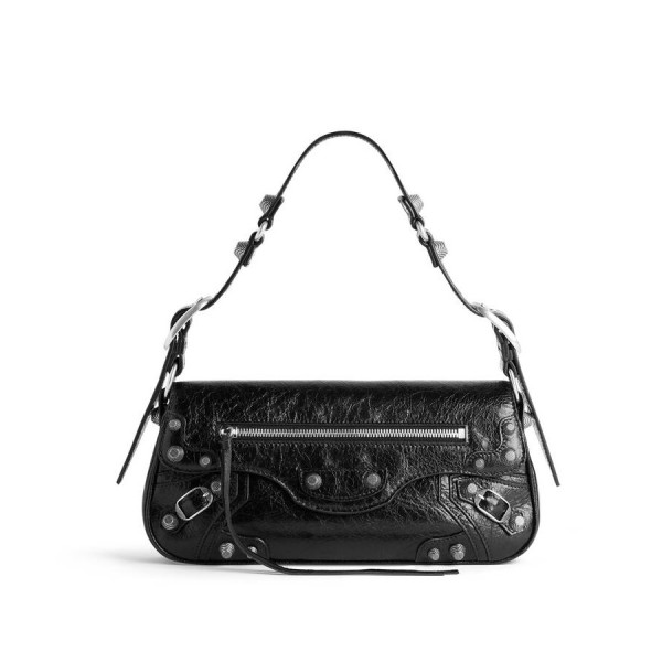 BALENCIAGA-771640 발렌시아가 블랙 LE CAGOLE 스몰 슬링 백 30cm