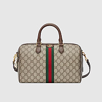 GUCCI-772053 구찌 베이지/에보니 오피디아 GG 미니 탑 핸들백 21.5cm