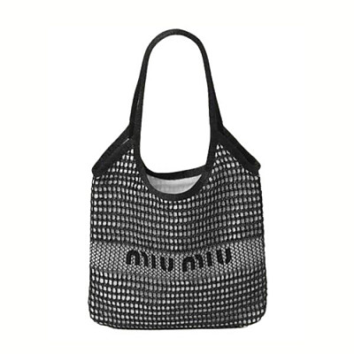 MIUMIU-5BG231 미우미우 화이트 아이비 가죽 패치워크 백
