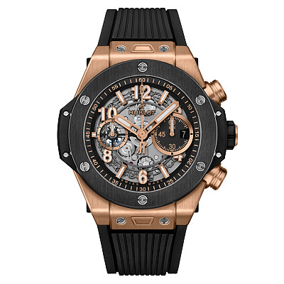 [BBF]Hublot-빅뱅 유니코 18K 킹 골드 세라믹 레플워치 44mm 1:1 Best Edition - 421.OM.1180.RX
