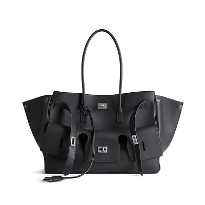 BALENCIAGA-발렌시아가 소야 실버 벨 에어 미디엄 캐리 올 백 37cm - 8054812ABAW9723