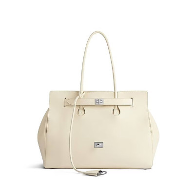 BALENCIAGA-발렌시아가 소야 실버 벨 에어 미디엄 캐리 올 백 37cm - 8054812ABAW9723