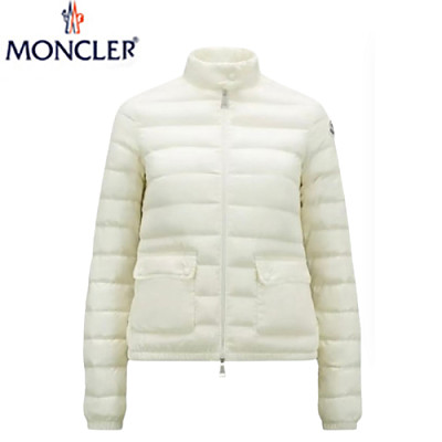 MONCLER-J10931 몽클레어 화이트 Lans 쇼트 다운 재킷 여성용